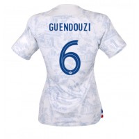 Camisa de Futebol França Matteo Guendouzi #6 Equipamento Secundário Mulheres Mundo 2022 Manga Curta